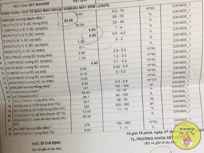 TĂNG BẠCH CẦU ÁI TOAN